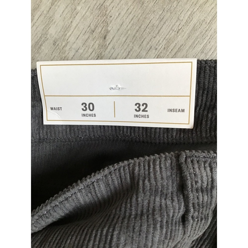 Flint & Tinder Men's Washed Black 365 Corduroy Pant Athletic Tapered Size 30 NWT - Picture 9 of 12